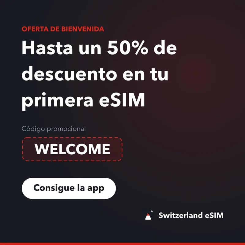 Switzerland eSIM Promo — WELCOME, 15% dto.