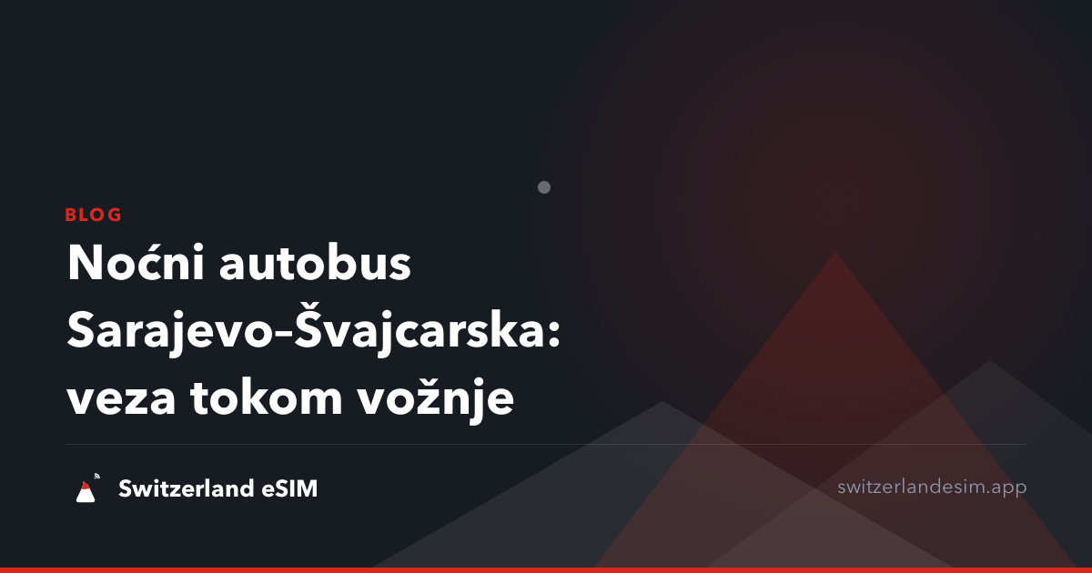 Noćni autobus Sarajevo–Švajcarska: veza tokom vožnje