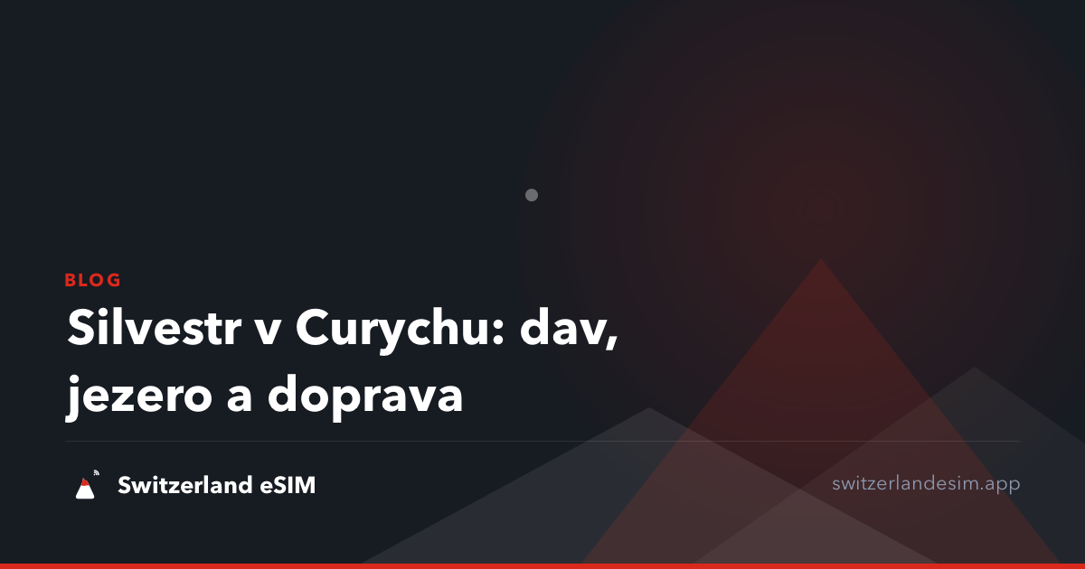 Silvestr v Curychu: dav, jezero a doprava