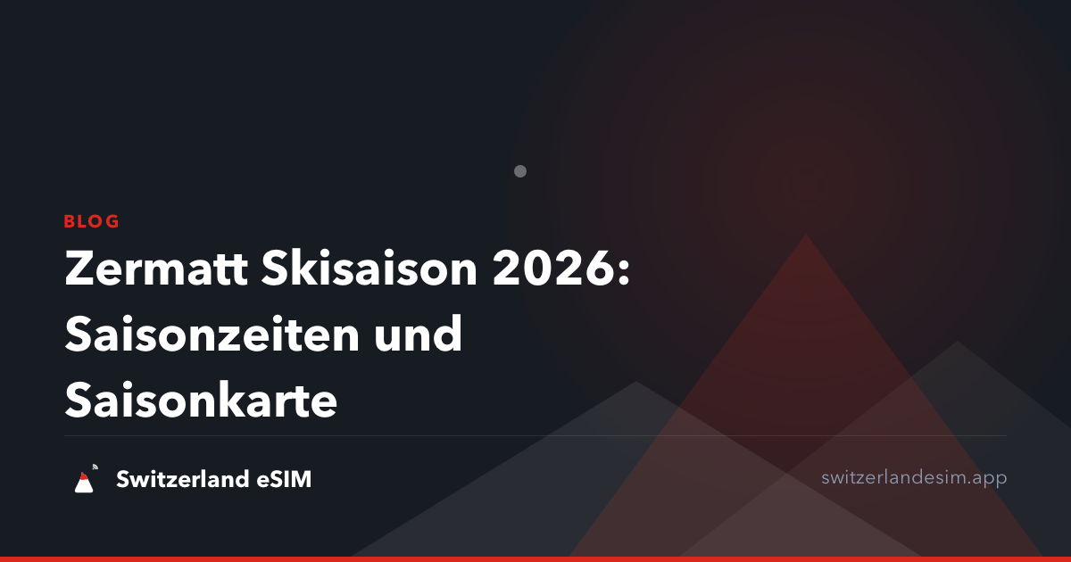 Zermatt Skisaison 2026: Saisonzeiten und Saisonkarte
