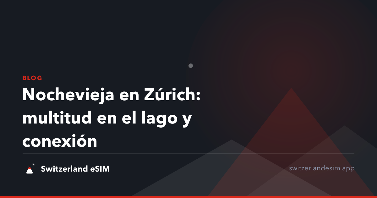 Nochevieja en Zúrich: multitud en el lago y conexión