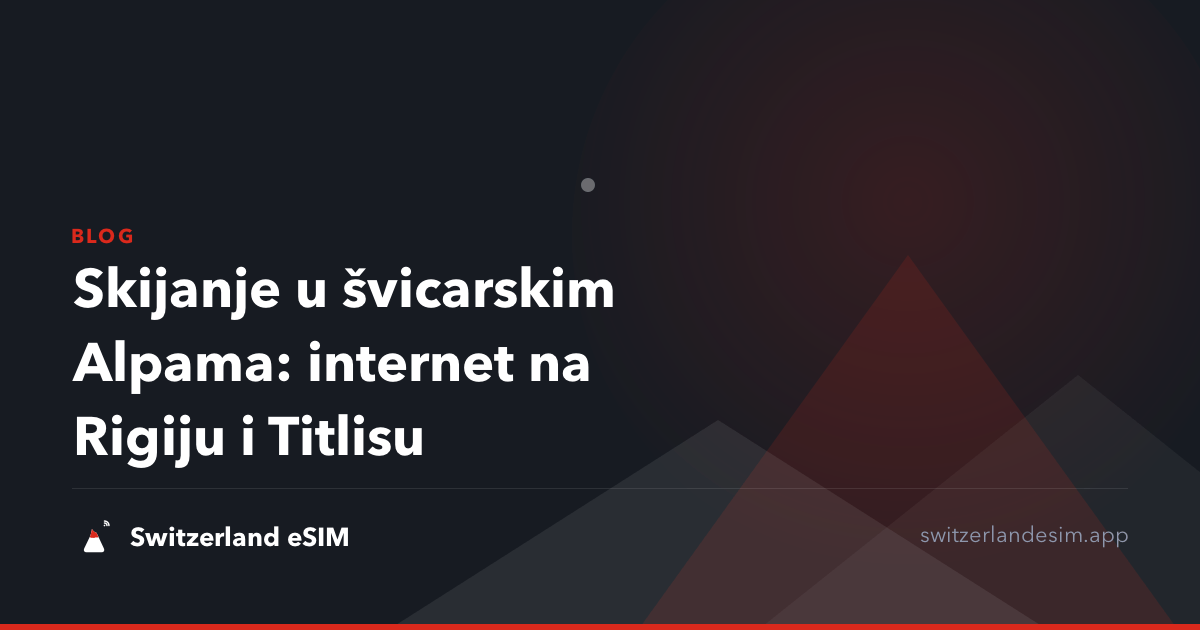 Skijanje u švicarskim Alpama: internet na Rigiju i Titlisu