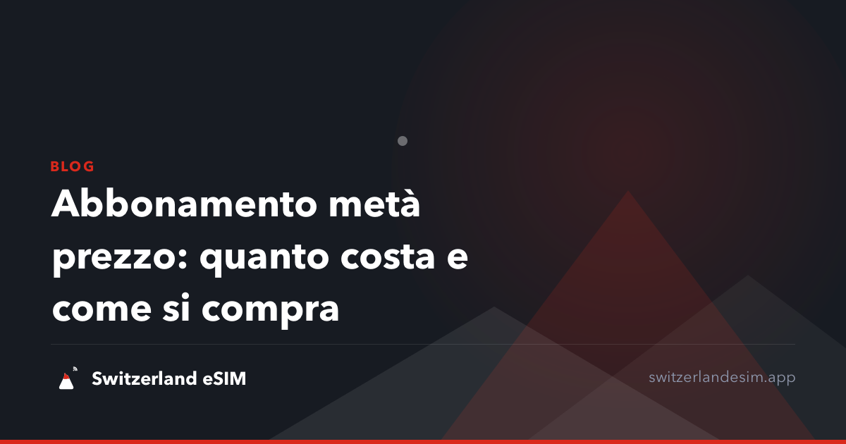 Abbonamento metà prezzo: quanto costa e come si compra