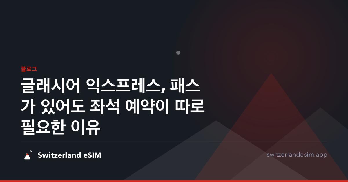 글래시어 익스프레스, 패스가 있어도 좌석 예약이 따로 필요한 이유