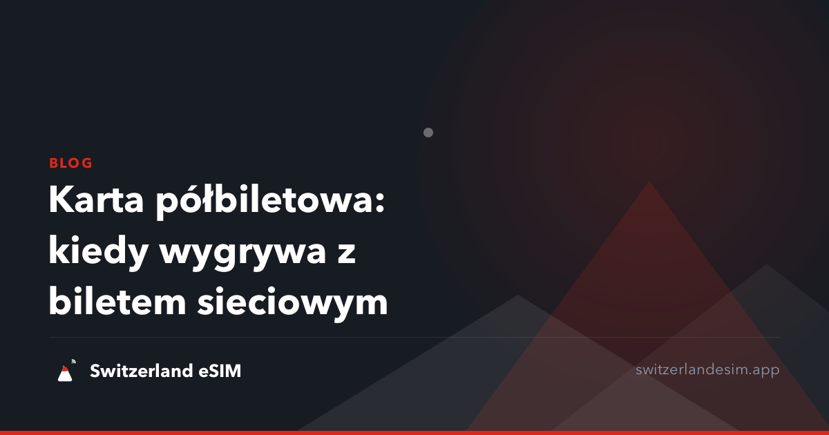 Karta półbiletowa: kiedy wygrywa z biletem sieciowym