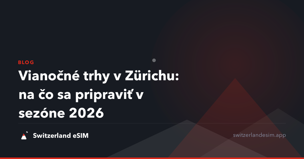 Vianočné trhy v Zürichu: na čo sa pripraviť v sezóne 2026